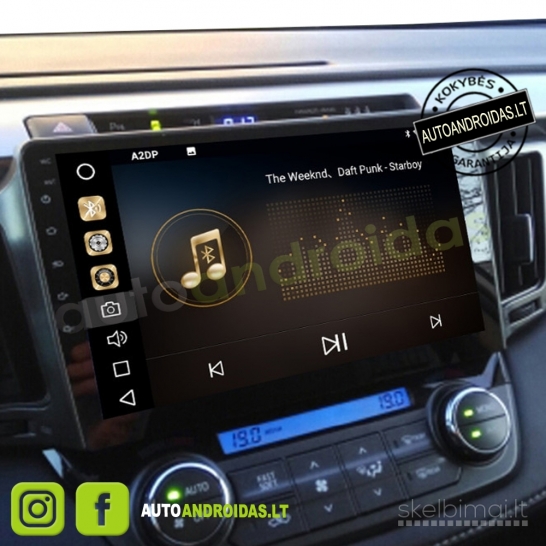 TOYOTA RAV4 2013-18 Android multimedija GPS/WiFi/USB/Bluetooth 10"