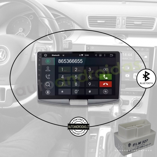 VW CC, PASSAT B6, B7 2011-15 Android multimedija GPS/WiFi/USB