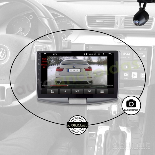 VW CC, PASSAT B6, B7 2011-15 Android multimedija GPS/WiFi/USB