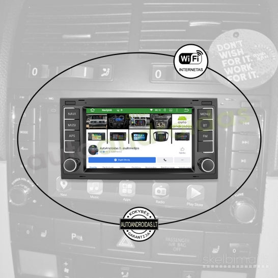 VW TOUAREG 2004-11 Android multimedija navigacija