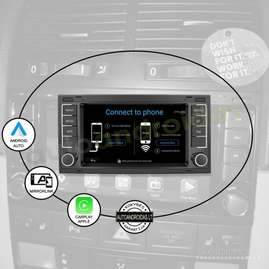 VW TOUAREG 2004-11 Android multimedija navigacija