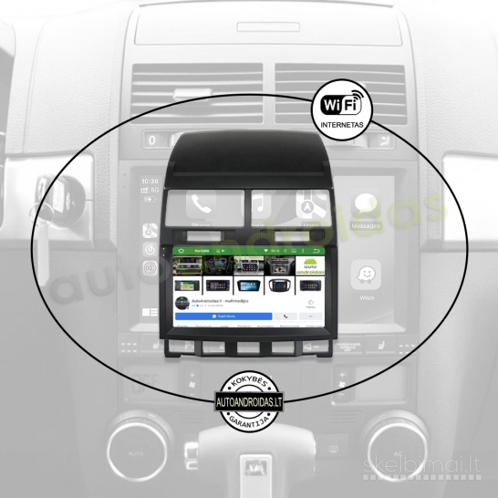 VW TOUAREG 2004-11 Android multimedija navigacija