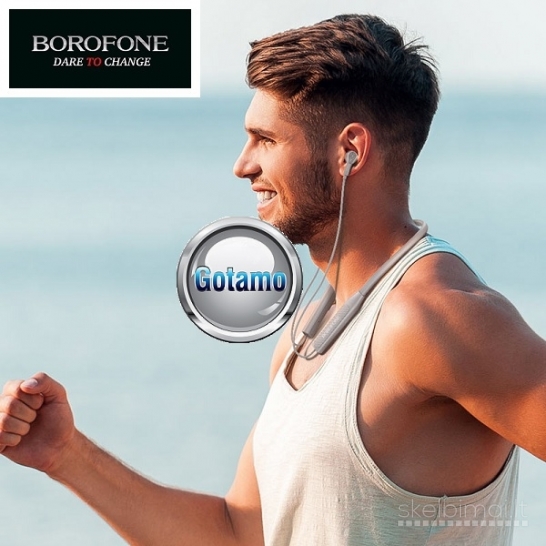 Bluetooth ausinės Borofone Sports 30h Music WWW.GOTAMO.LT