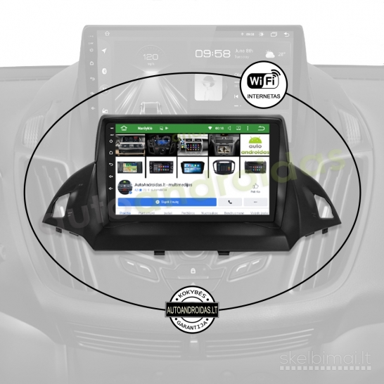 FORD C-MAX KUGA 2 ESCAPE 3 2012-19 Android multimedija navigacija 2DIN magnetola