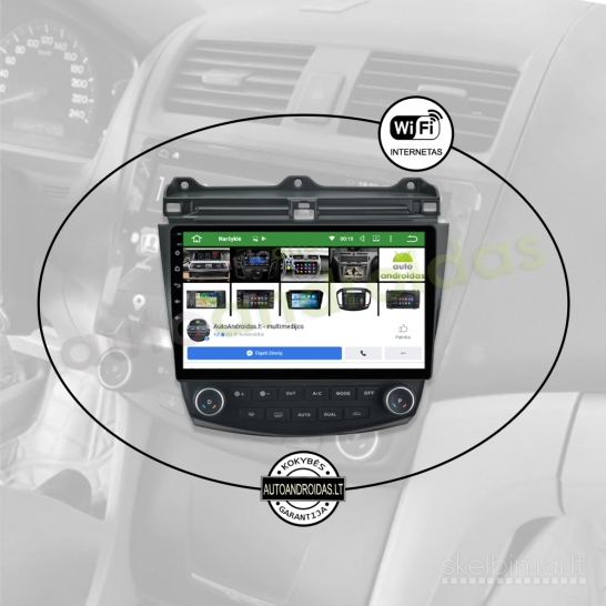 HONDA ACCORD 2003-07 Android multimedija navigacija 2DIN magnetola