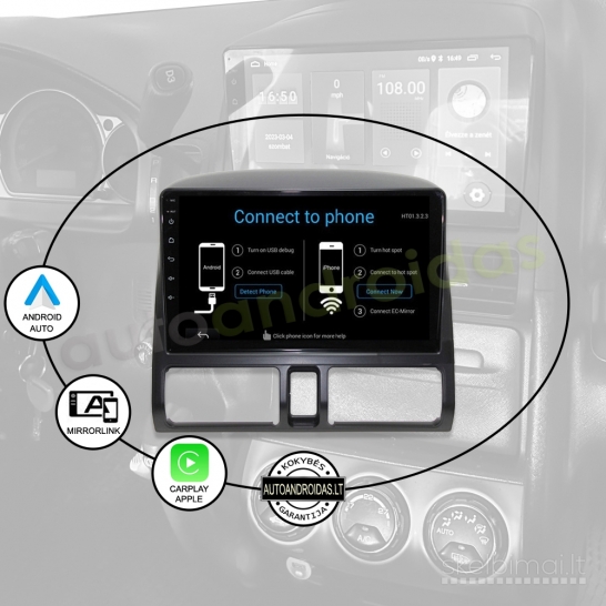 HONDA CRV 2001-06 Android multimedija navigacija 2DIN magnetola