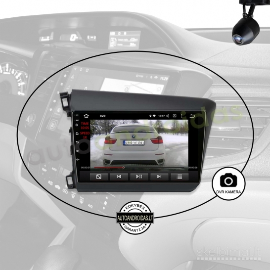 HONDA CIVIC 2012-15 Android multimedija navigacija 2DIN magnetola