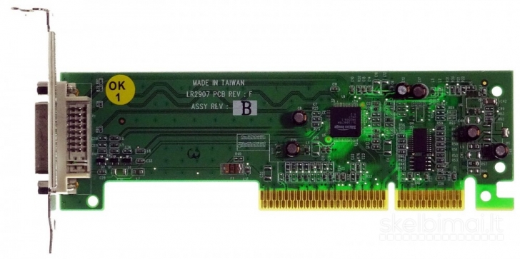 Vaizdo pl: VGA - PCI-E, AGP ir PCI: lan, garso pl. usb ir daug kitu daliu