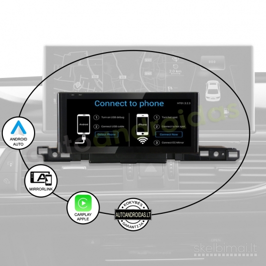 AUDI A6 C7 A6L A7 2012-2019 Android multimedija navigacija automagnetola