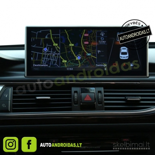 AUDI A6 C7 A6L A7 2012-2019 Android multimedija navigacija automagnetola