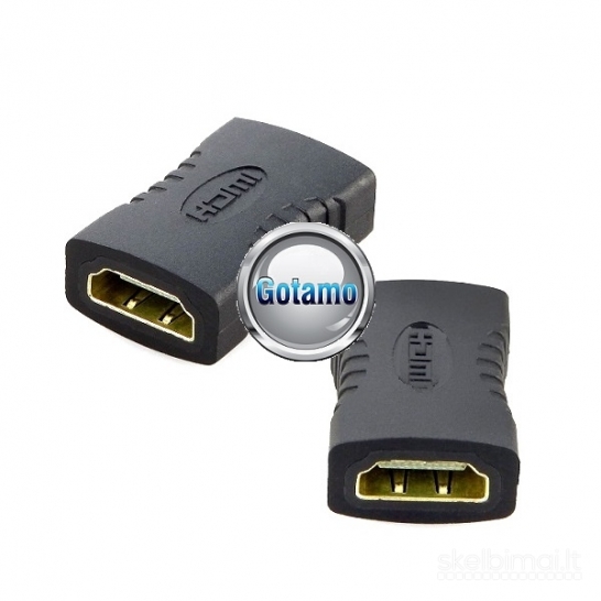 HDMI lizdas į HDMI lizdą jungtis (sujungimo stotelė) WWW.GOTAMO.LT