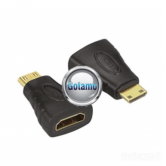 HDMI lizdas į mini HDMI jungtis WWW.GOTAMO.LT