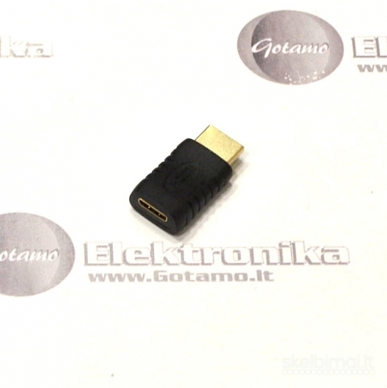 Mini HDMI lizdas į HDMI jungtis WWW.GOTAMO.LT