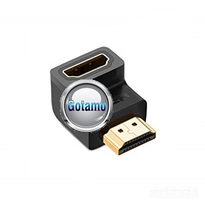 HDMI 90 laipsnių kampo jungtis WWW.GOTAMO.LT