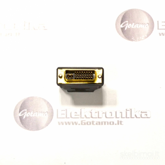 HDMI lizdas į DVI-I (dual link) 24+5 jungtis WWW.GOTAMO.LT