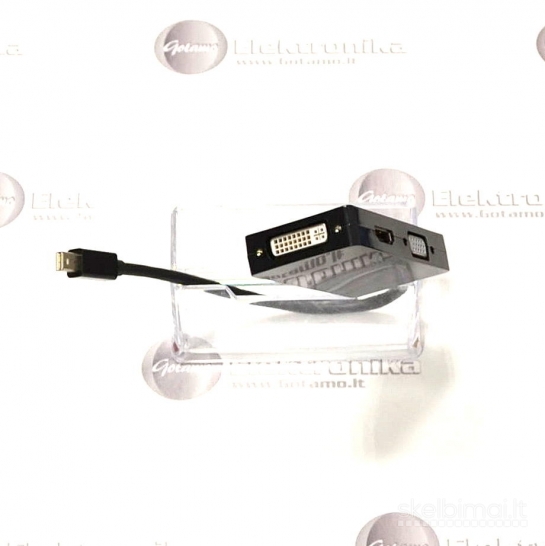 Mini DisplayPort į DVI lizdą HDMI lizdą ir VGA lizdus laidas jungtis