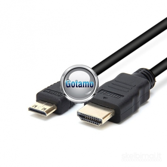 HDMI į mini HDMI laidas 1.5 metro 10.2 Gb/s High Speed