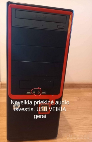 Kompiuteris: DVD, Intel Core Duo E8200, 4 GB RAM, 120 GB HDD, WINDOWS 10 LEGALŪS