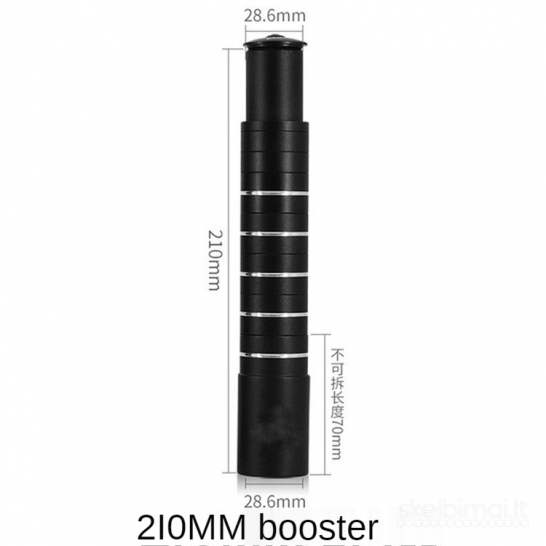 Vairo paaukštinimas - booster - extender 