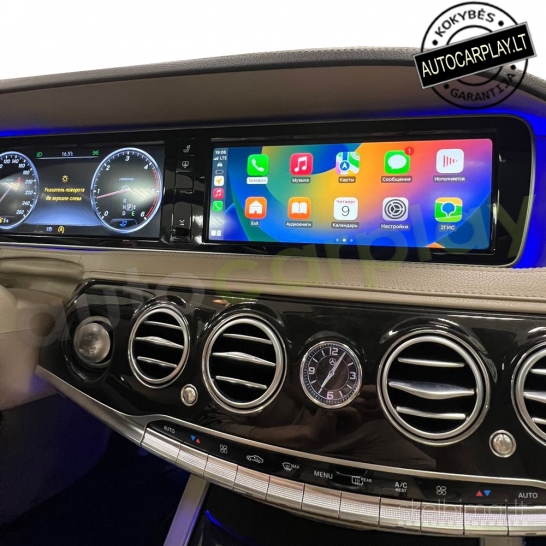 MERCEDES CARPLAY, ANDROID AUTO Integracija originalioje multimedijoje