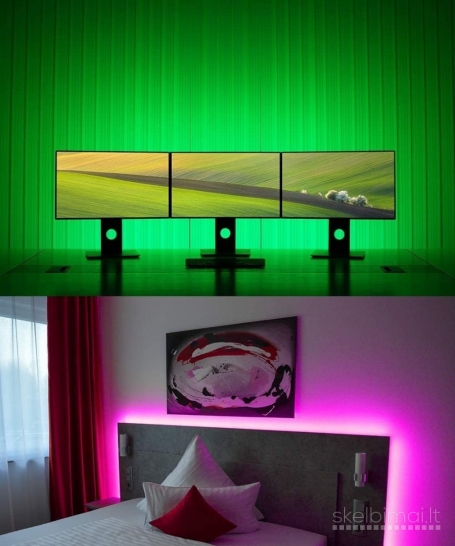 Miwatt LED juostelė, 2 x 15 m 300 LED 5050 Rgb