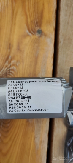 Audi LED numerio apšvietimo žibintai 