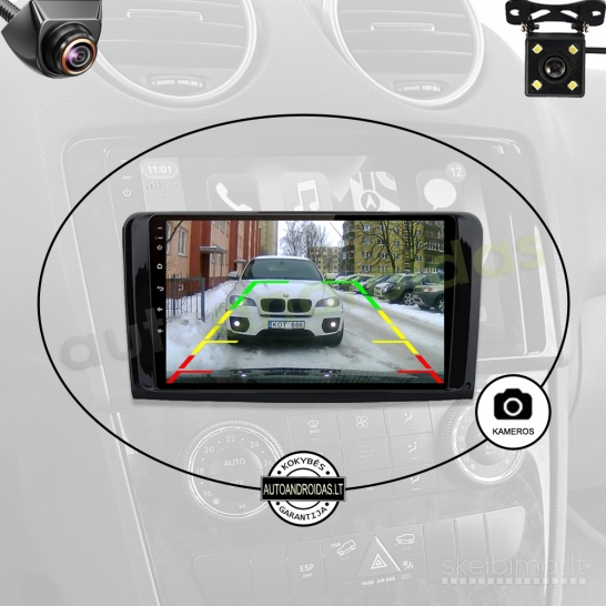 MERCEDES 2007-12 ML W164 GL X164 Android multimedija navigacija automagnetola