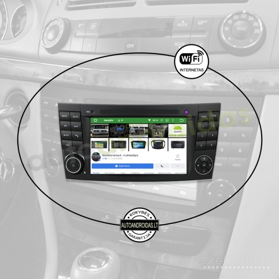 MB 2001-11 CLC W209 CLS W219 E W211 Android multimedija navigacija automagnetola