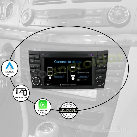 MB 2001-11 CLC W209 CLS W219 E W211 Android multimedija navigacija automagnetola