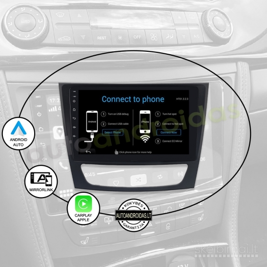 MERCEDES CLC W209 E W211 CLS W219 Android multimedija navigacija automagnetola