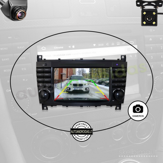 MERCEDES C W203 CLK W209 G W463 Android multimedija navigacija automagnetola