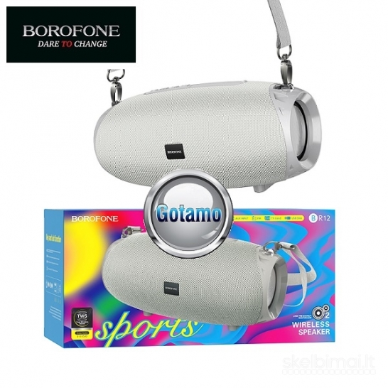 Bluetooth garsiakalbis kolonėlė Borofone BR12 WWW.GOTAMO.LT