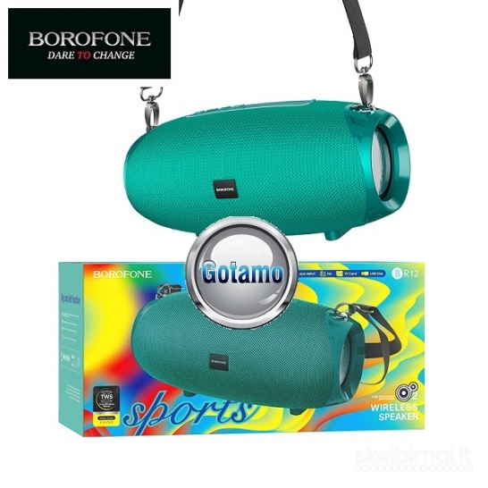 Bluetooth garsiakalbis kolonėlė Borofone BR12 WWW.GOTAMO.LT