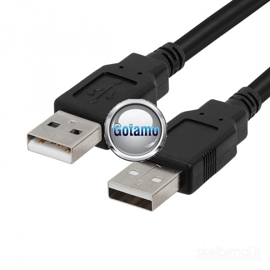 USB 2.0 į USB 2.0 laidas 3 metrai WWW.GOTAMO.LT