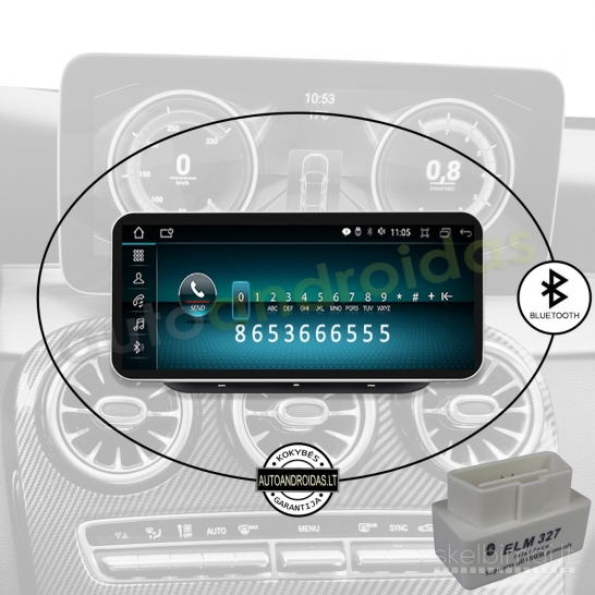 MERCEDES C W205 GLC X253  2014-18 Android multimedija automagnetola navigacija