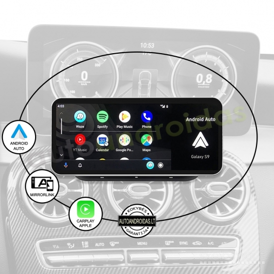 MERCEDES C W205 GLC X253  2014-18 Android multimedija automagnetola navigacija