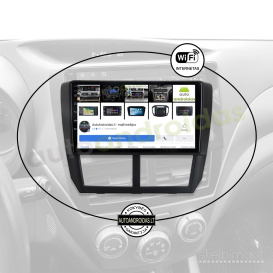 SUBARU FORESTER IMPREZA 2007-13 Android multimedija navigacija automagnetola