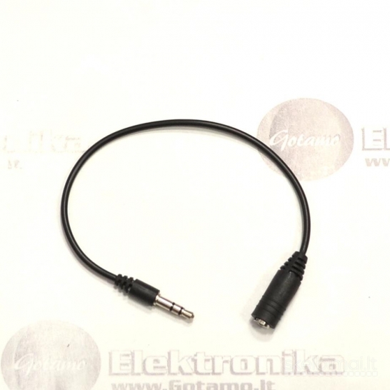 AUX 3.5mm į AUX 2.5mm lizdą jungtis laidas WWW.GOTAMO.LT