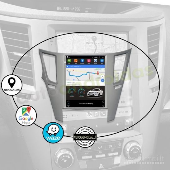 SUBARU OUTBACK LEGACY IMPREZA Tesla Android multimedija navigacija automagnetola