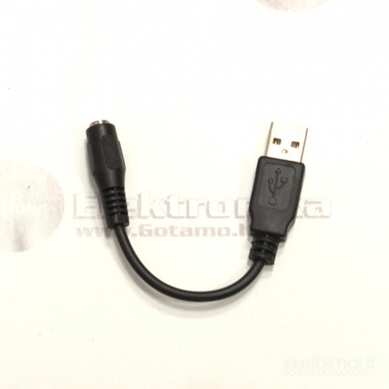 AUX 2.5mm lizdas į USB 2.0 jungtis laidas WWW.GOTAMO.LT