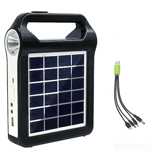 Nešiojama saulės baterija Powerbank 