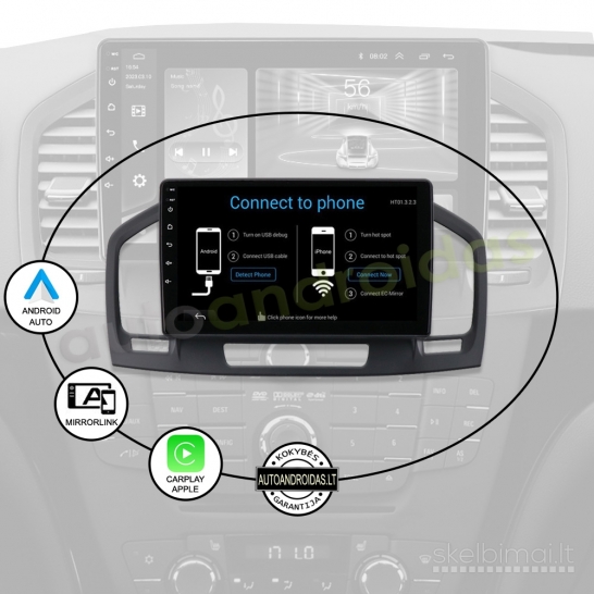 OPEL INSIGNIA 2009-18 Android multimedija navigacija automagnetola