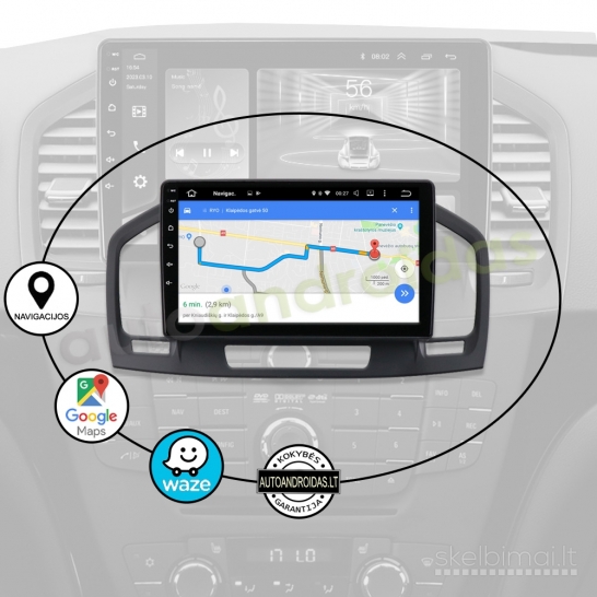 OPEL INSIGNIA 2009-18 Android multimedija navigacija automagnetola