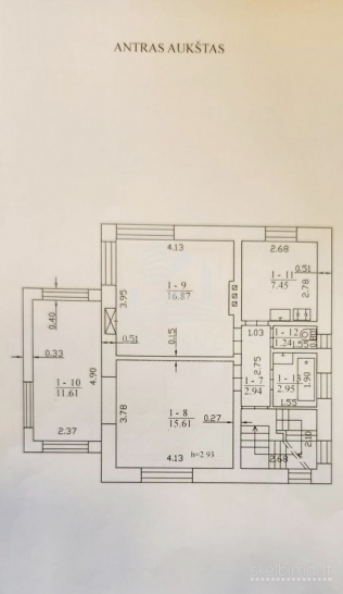 Parduodama namo dalis Klaipėdos mieste