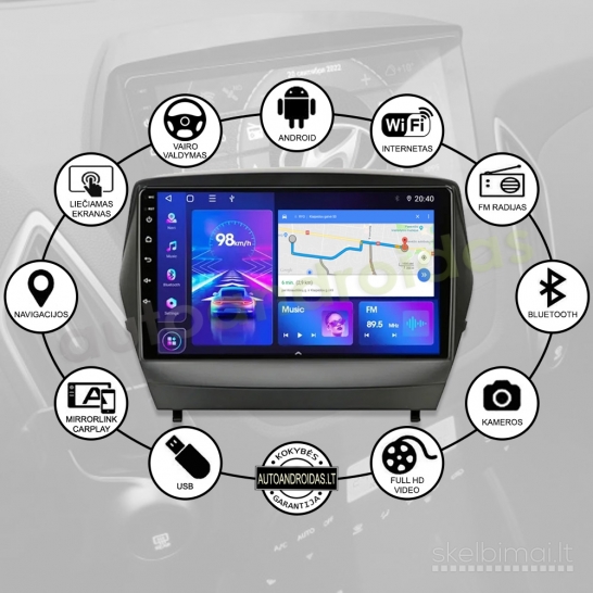 HYUNDAI IX35 TUSCON 2 2009-15 Android multimedija navigacija automagnetola