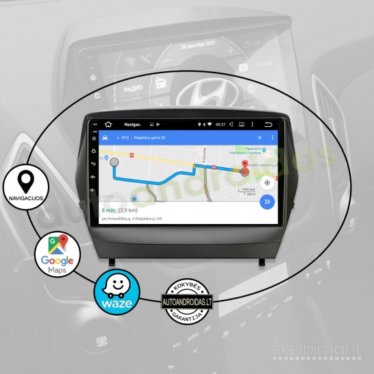 HYUNDAI IX35 TUSCON 2 2009-15 Android multimedija navigacija automagnetola
