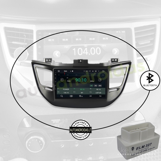 HYUNDAI IX35 TUSCON 3 2015-18 Android multimedija navigacija automagnetola