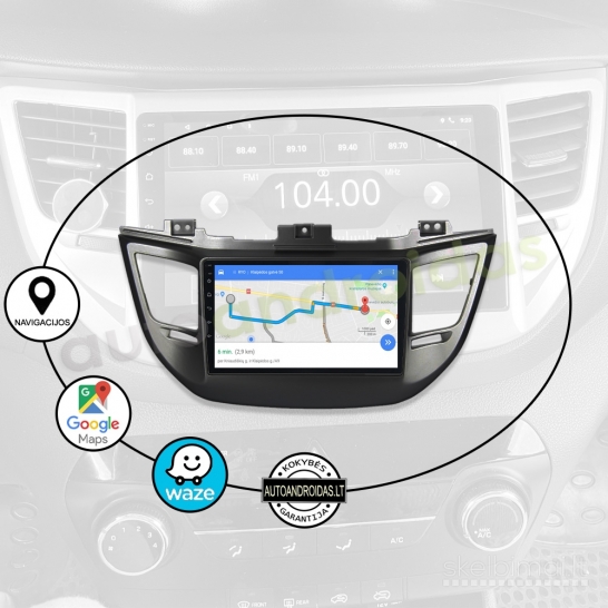 HYUNDAI IX35 TUSCON 3 2015-18 Android multimedija navigacija automagnetola