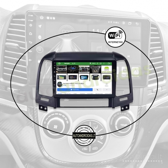 HYUNDAI SANTA FE 2005-12 Android multimedija navigacija automagnetola