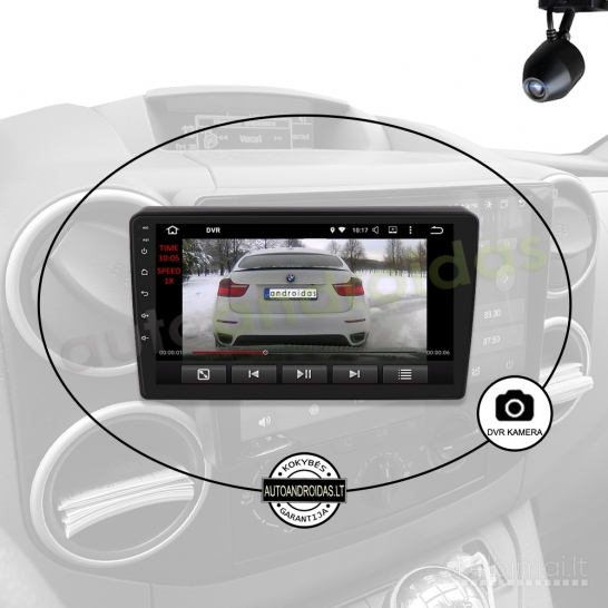 CITROEN BERLINGO PEUGEOT PARTNER 2008-19 Android multimedija automagnetola